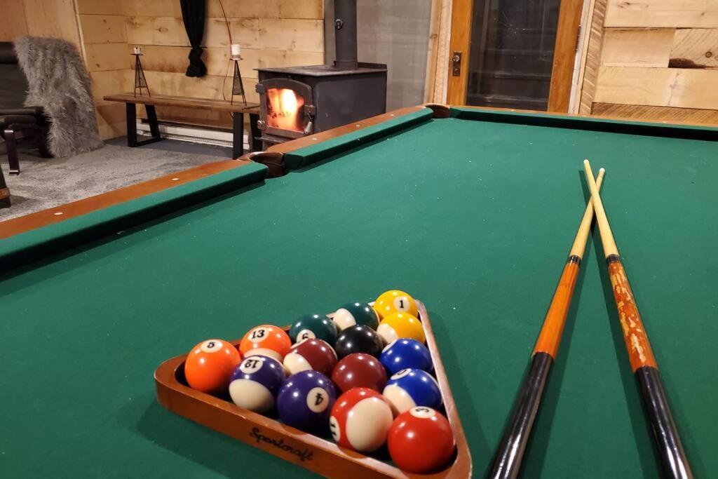 Chalet Nabu L'Ours - Riviere - Billard Сен-Алексис-де-Мон Екстериор снимка